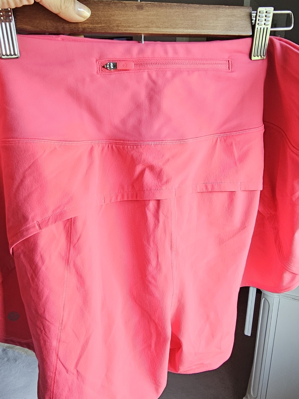 lululemon athletica Coral Pink High-Waist Shorts Size 14